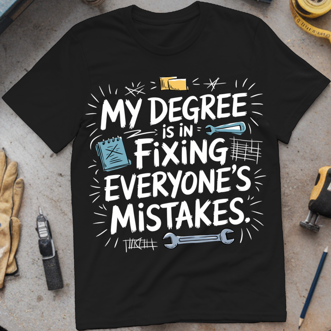 My degree is in fixing everyone's mistakes