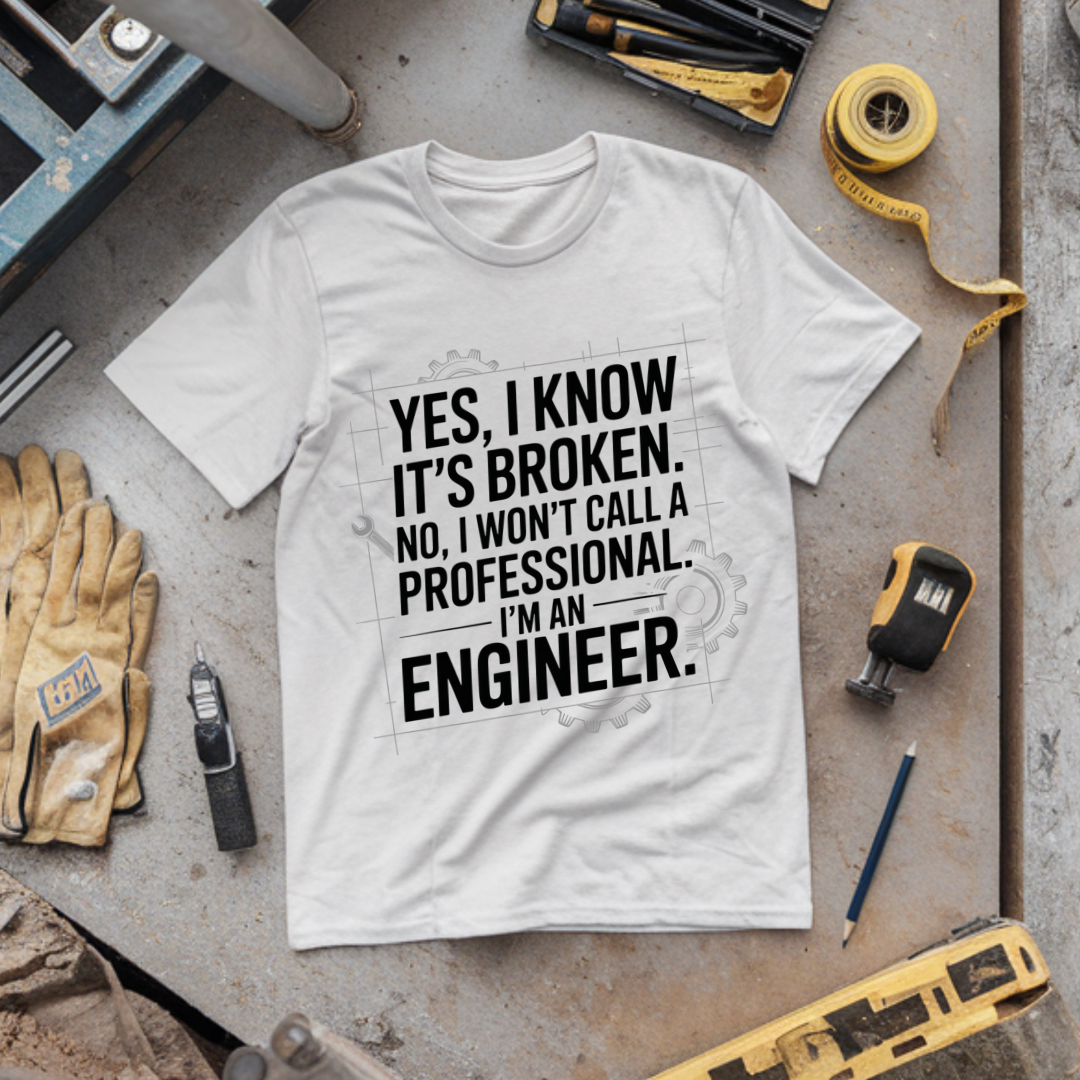 Yes, I Know It’s Broken. No, I Won’t Call a Professional. I’m an Engineer.