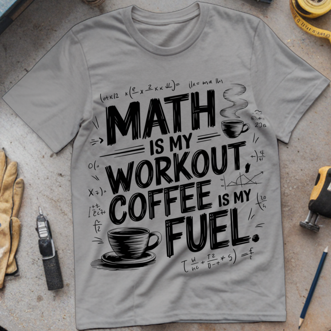 Math Is My Workout, Coffee Is My Fuel