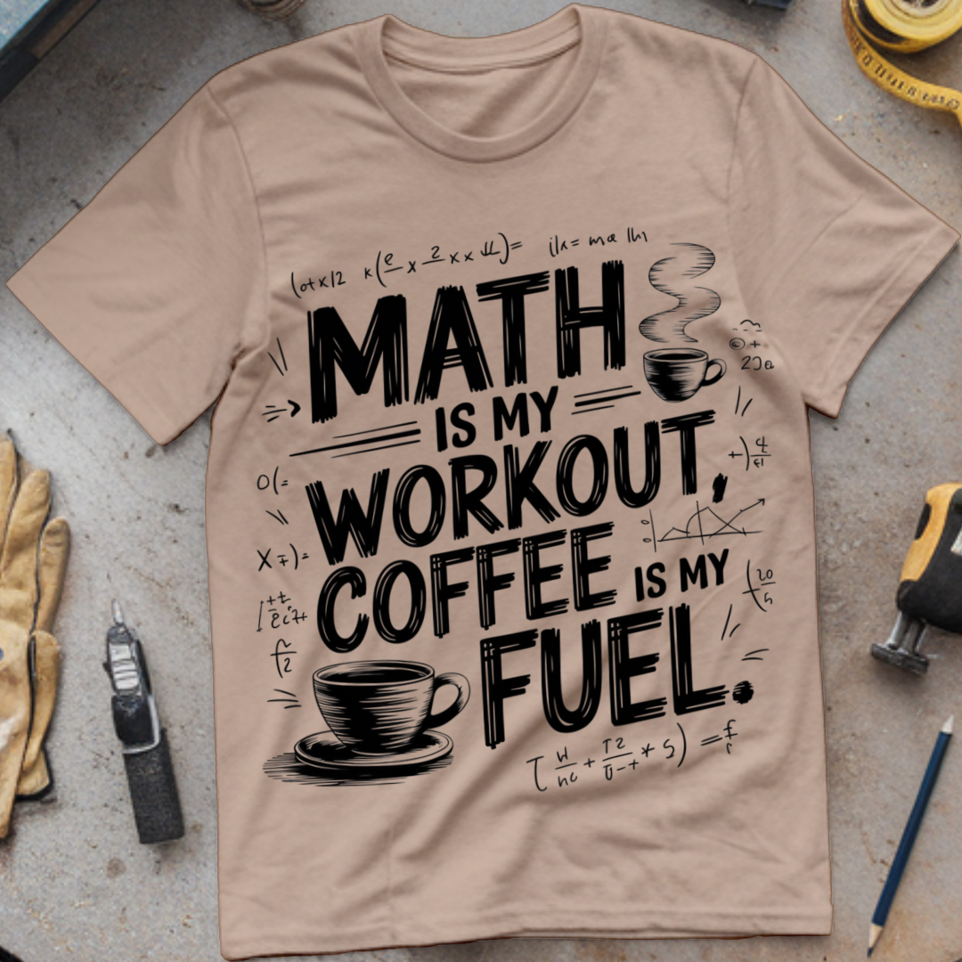Math Is My Workout, Coffee Is My Fuel