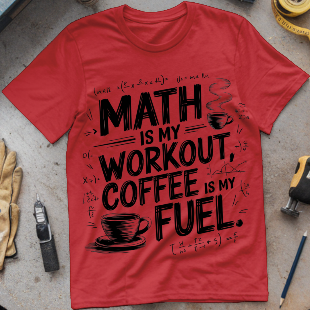 Math Is My Workout, Coffee Is My Fuel