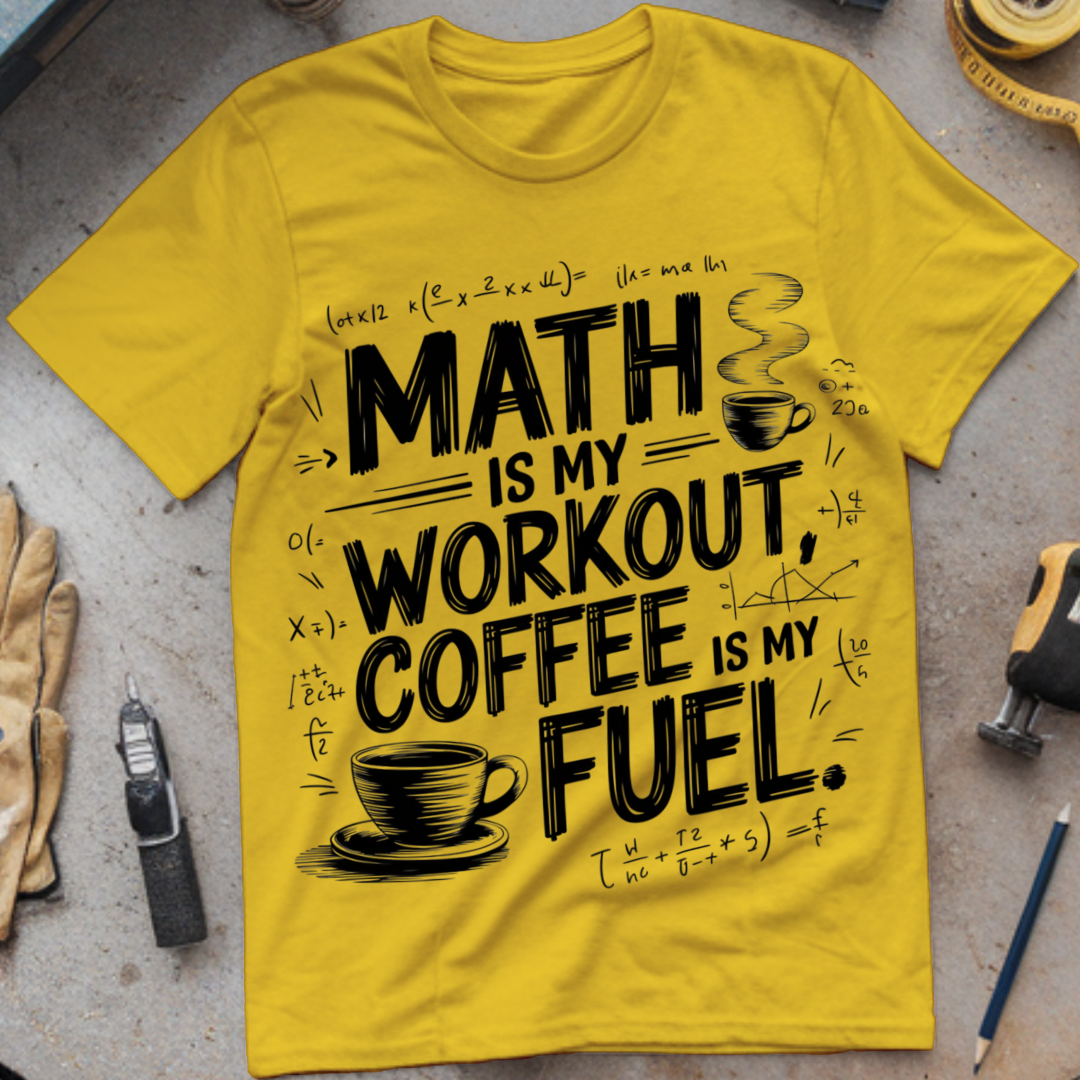 Math Is My Workout, Coffee Is My Fuel