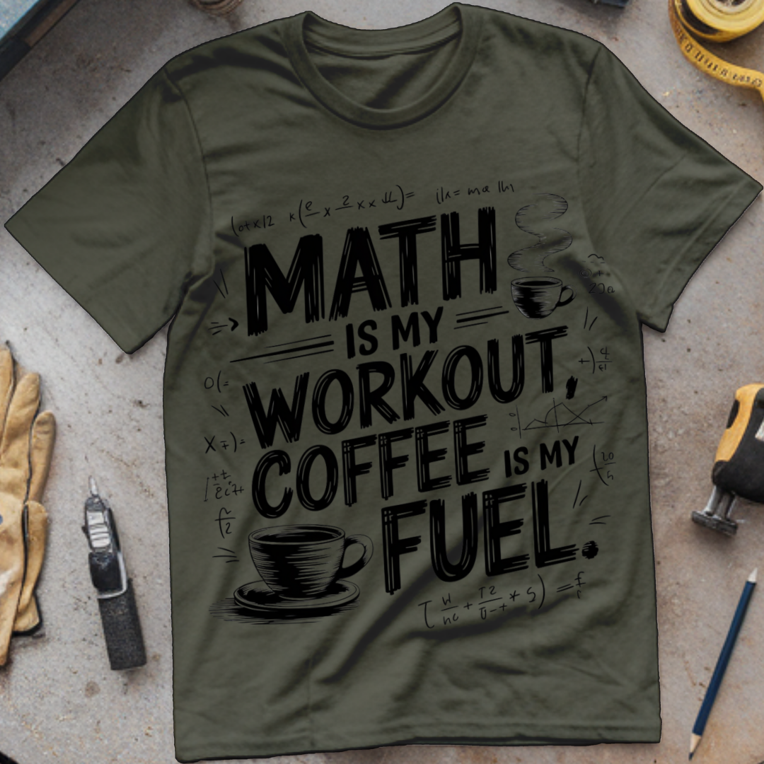 Math Is My Workout, Coffee Is My Fuel