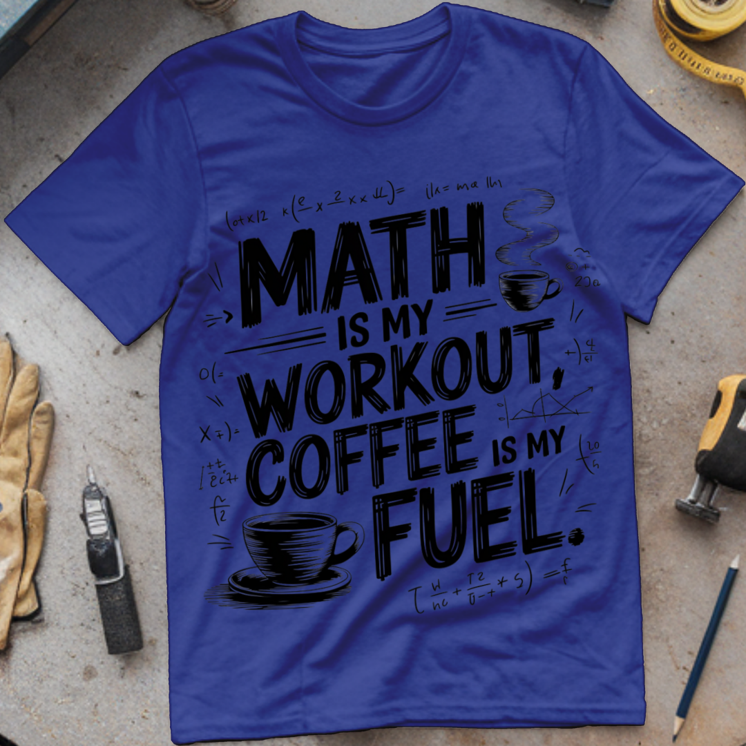 Math Is My Workout, Coffee Is My Fuel