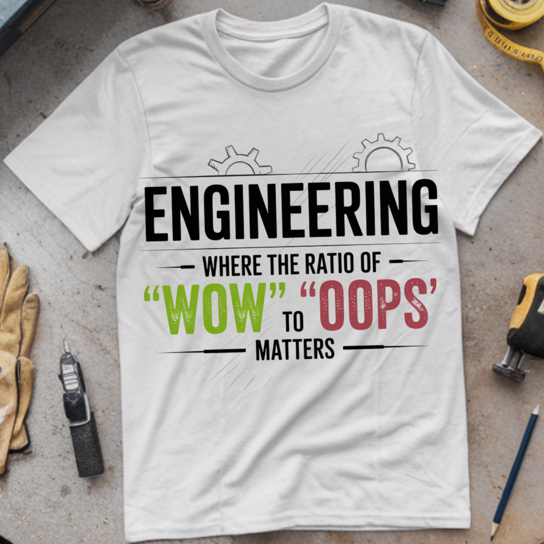 Engineering: Where the Ratio of "Wow" to "Oops" Matters