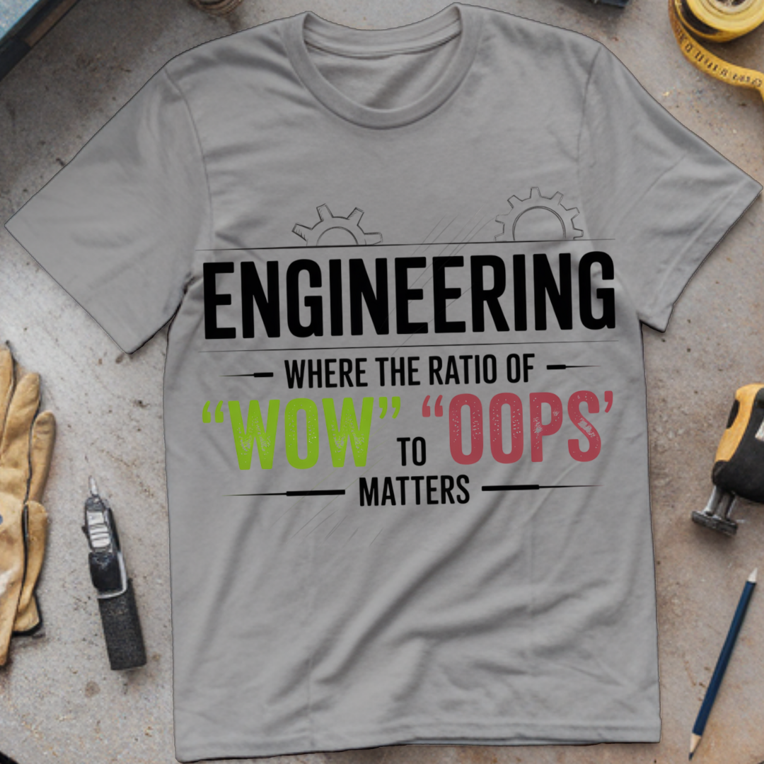 Engineering: Where the Ratio of "Wow" to "Oops" Matters