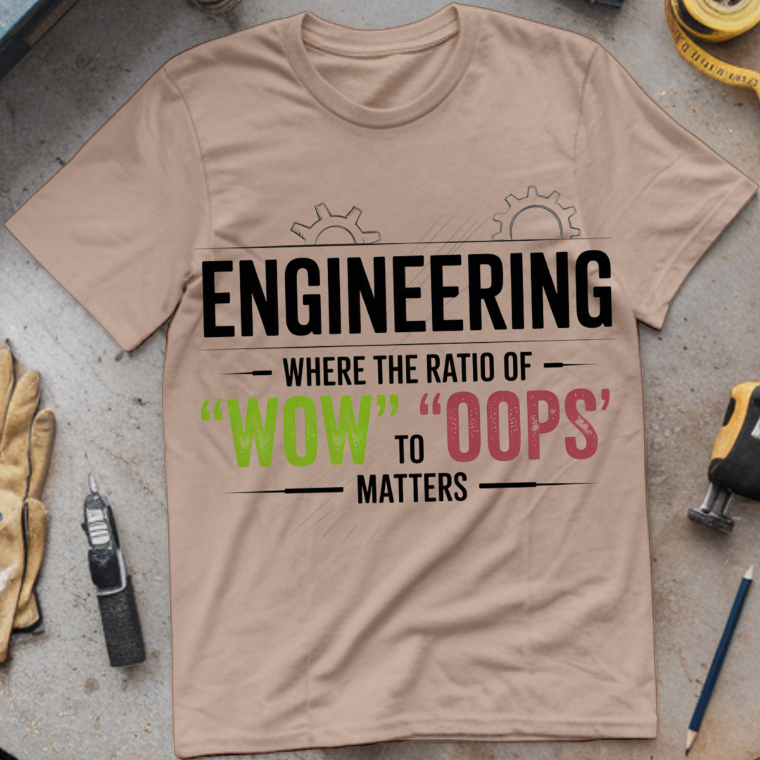 Engineering: Where the Ratio of "Wow" to "Oops" Matters