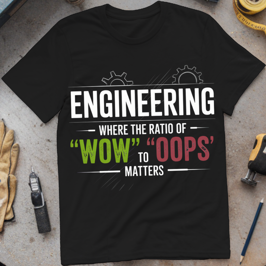 Engineering: Where the Ratio of "Wow" to "Oops" Matters