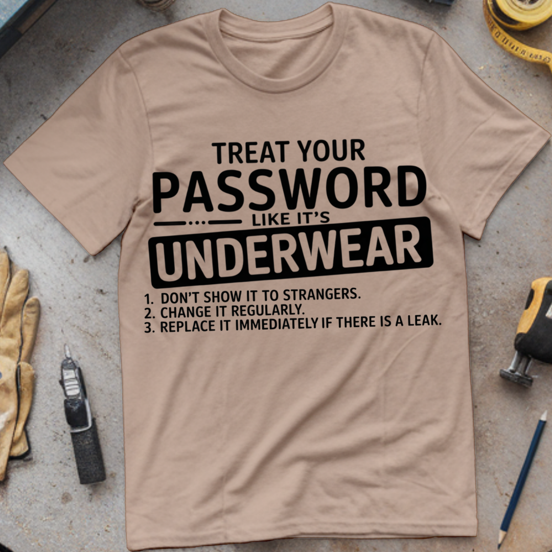 Treat Your Password Like Your Underwear