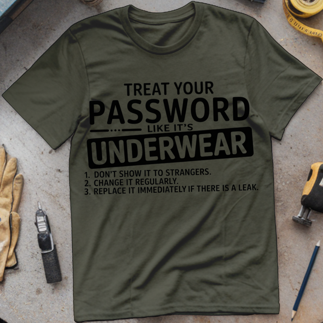 Treat Your Password Like Your Underwear