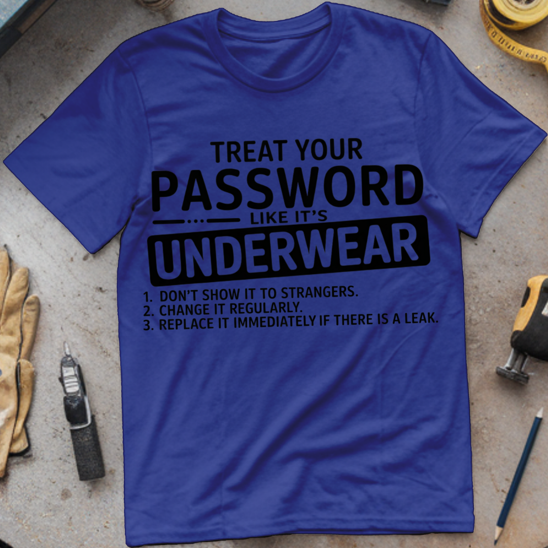 Treat Your Password Like Your Underwear