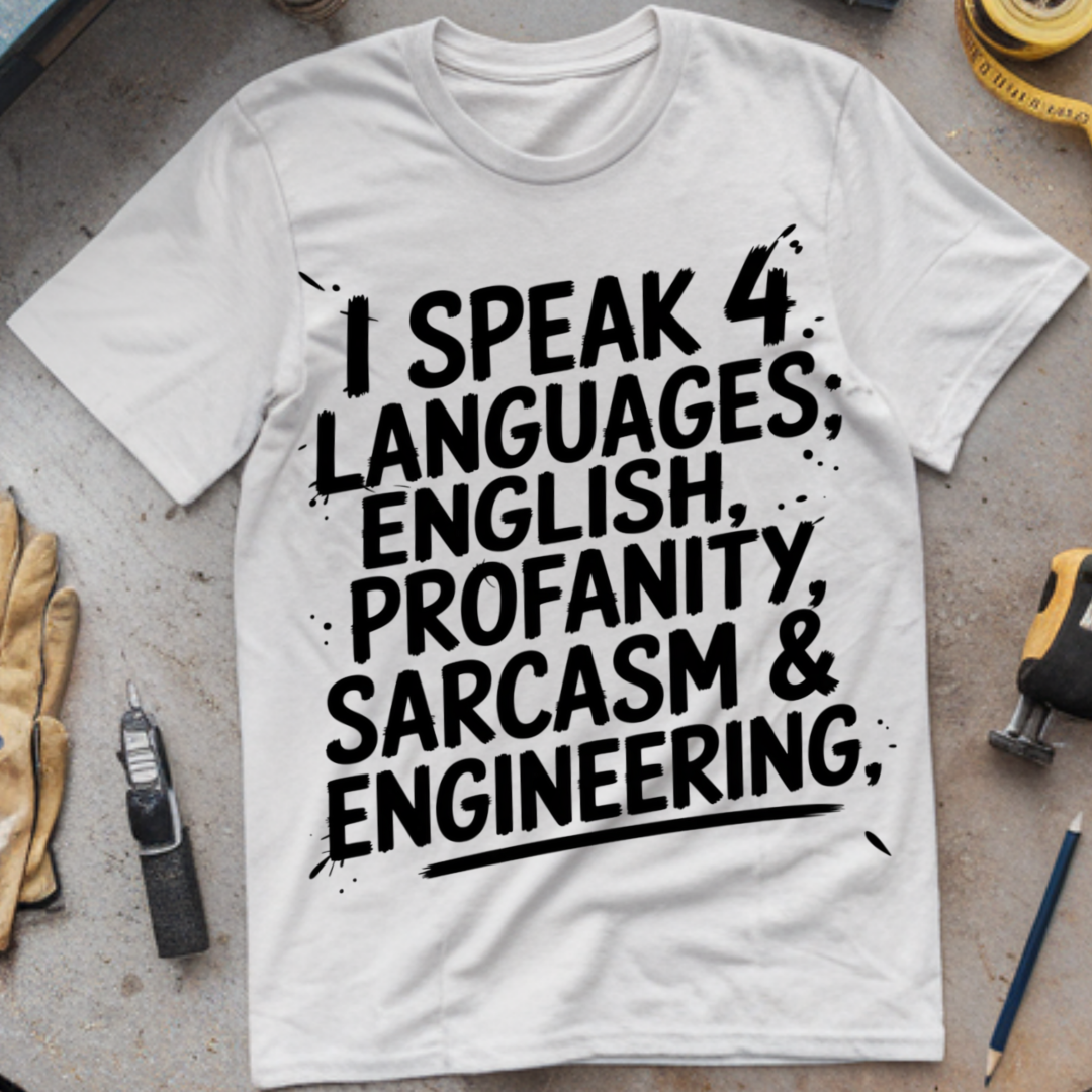 I Speak 4 Languages – English, Profanity, Sarcasm & Engineering