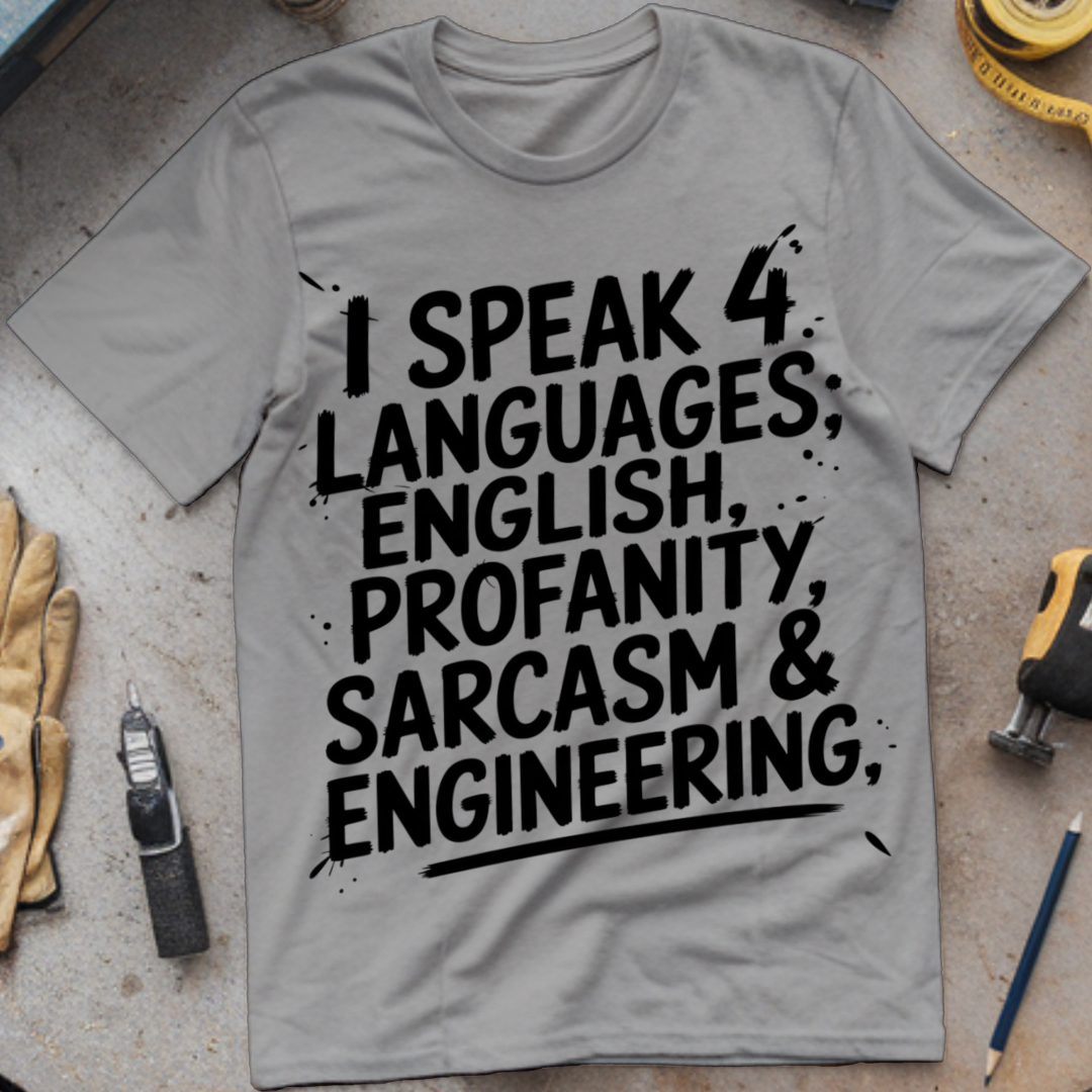 I Speak 4 Languages – English, Profanity, Sarcasm & Engineering