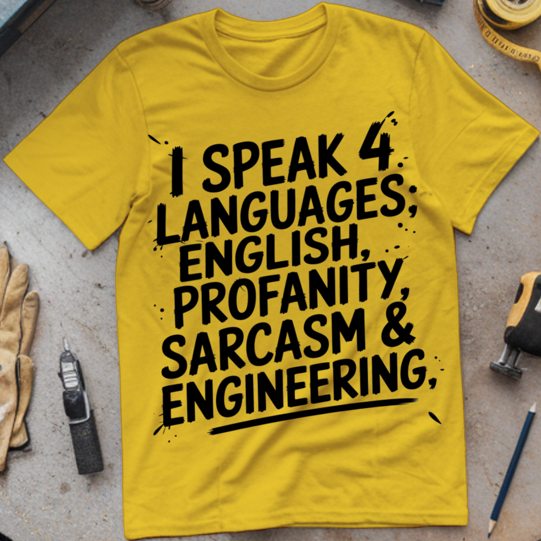I Speak 4 Languages – English, Profanity, Sarcasm & Engineering