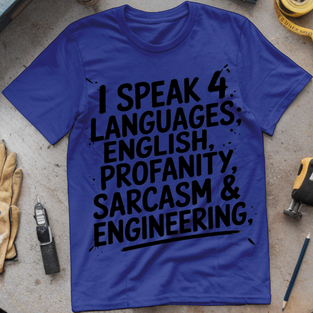 I Speak 4 Languages – English, Profanity, Sarcasm & Engineering