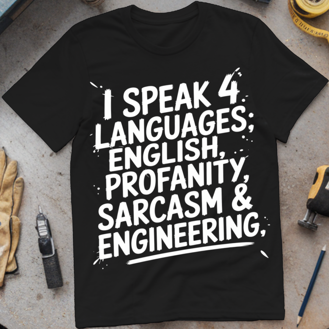 I Speak 4 Languages – English, Profanity, Sarcasm & Engineering