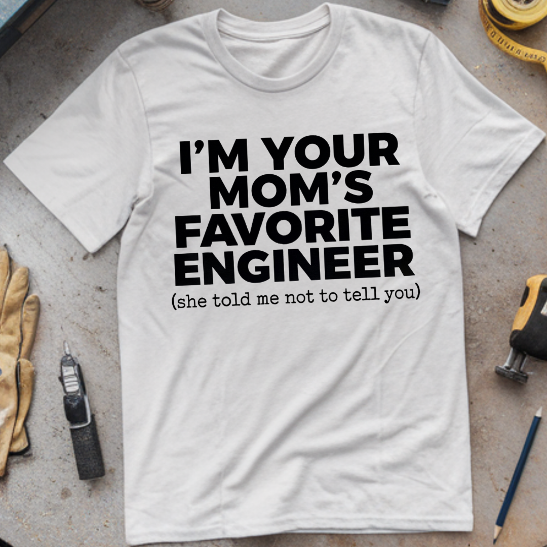 I'm Your Mom's Favorite Engineer T-shirt