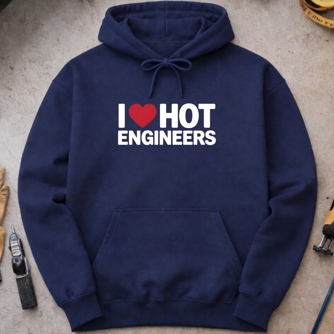I love hot engineers Hoodie