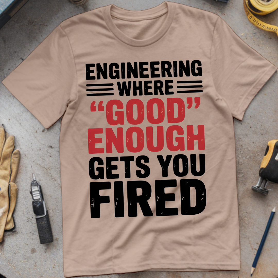 Engineering – Where Good Enough Gets You Fired