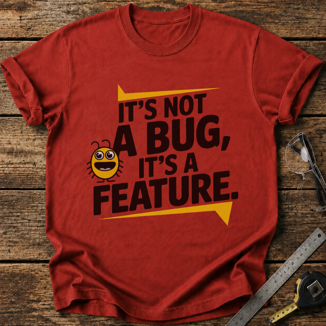 It’s Not a Bug, It’s a Feature T-shirt
