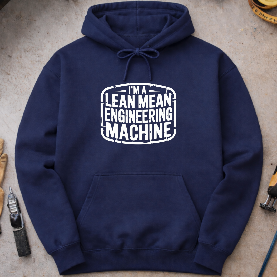 Lean, Mean Engineering Machine Hoodie
