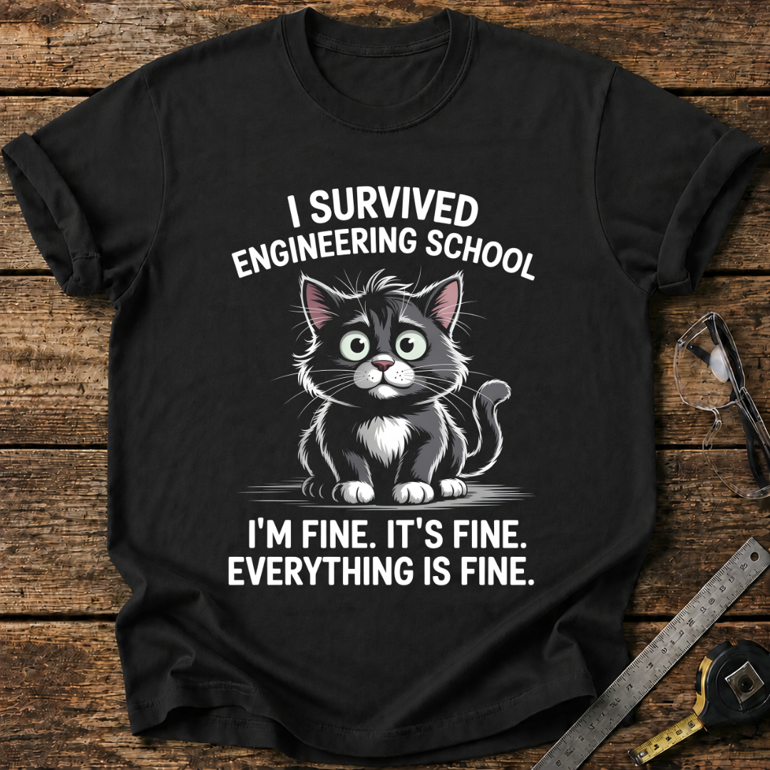 I survived engineering school T-shirt