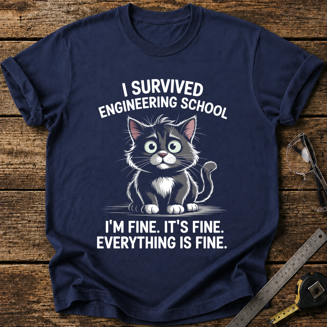 I survived engineering school T-shirt