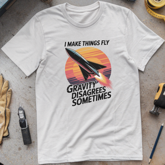 I Make Things Fly. Gravity Disagrees Sometimes