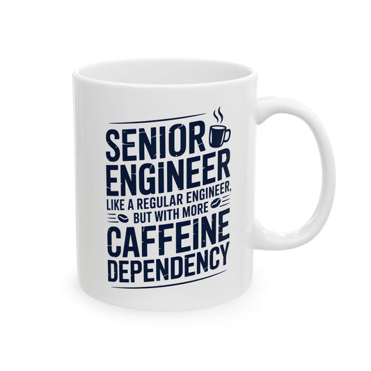 Senior engineer like a regular engineer, but with more caffeine dependency