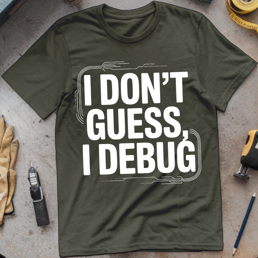 I don’t guess, I debug