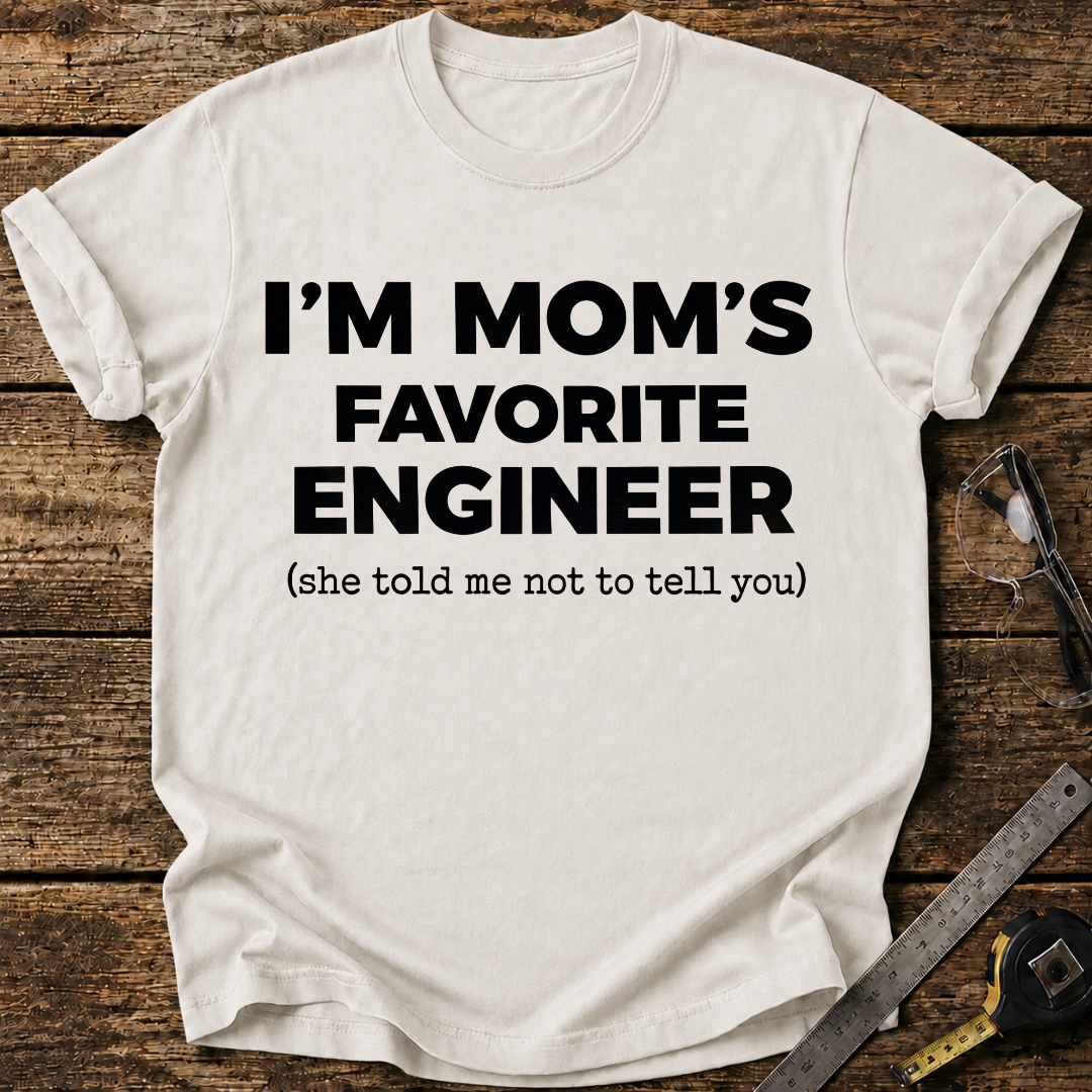 I'm My Mom's Favorite Engineer T-shirt