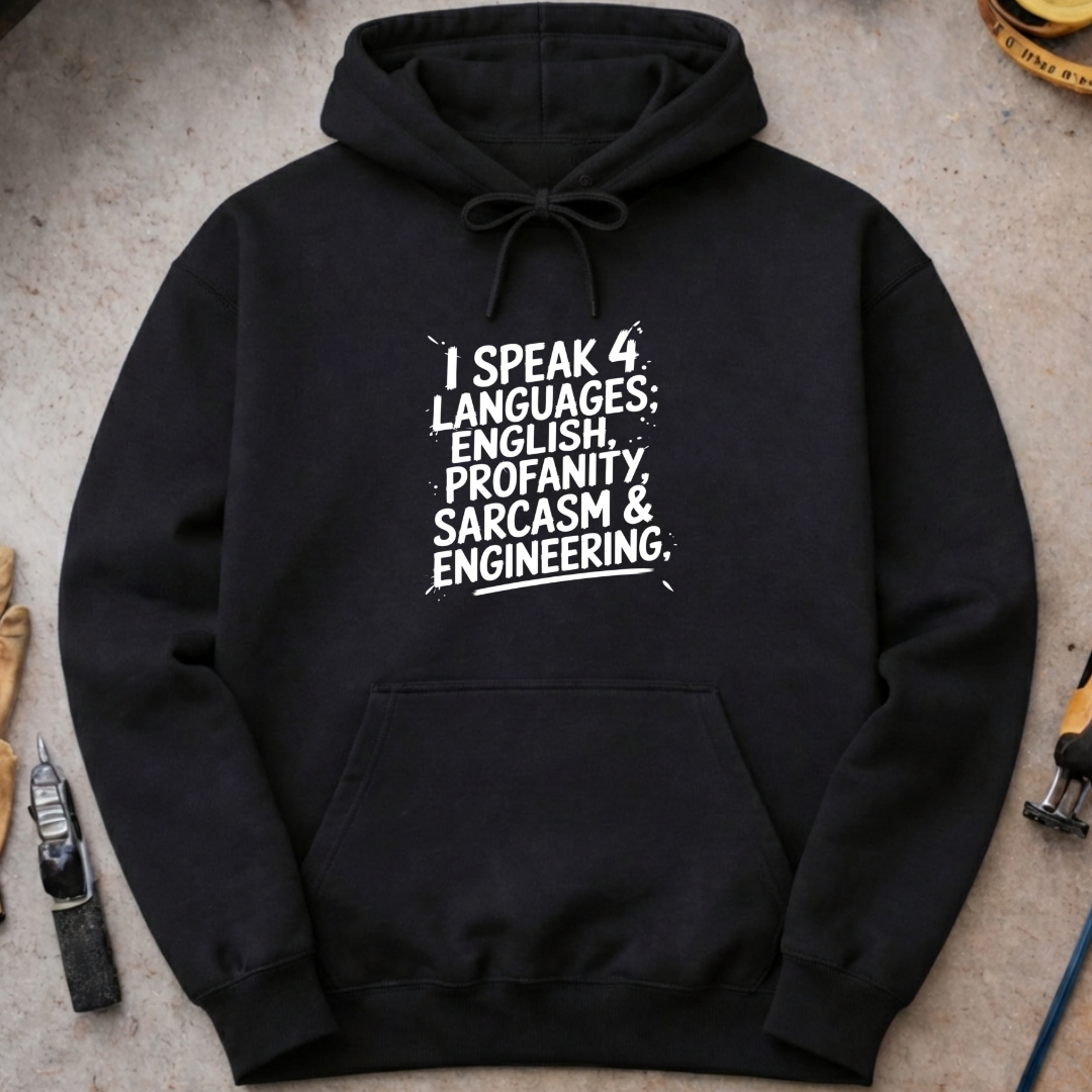 I Speak 4 Languages Hoodie