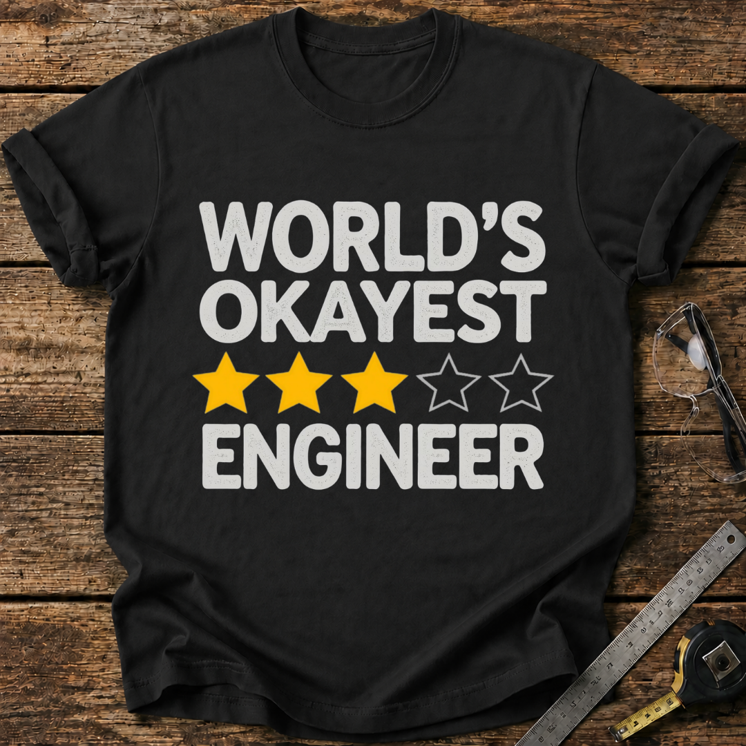 World’s Okayest Engineer T-shirt
