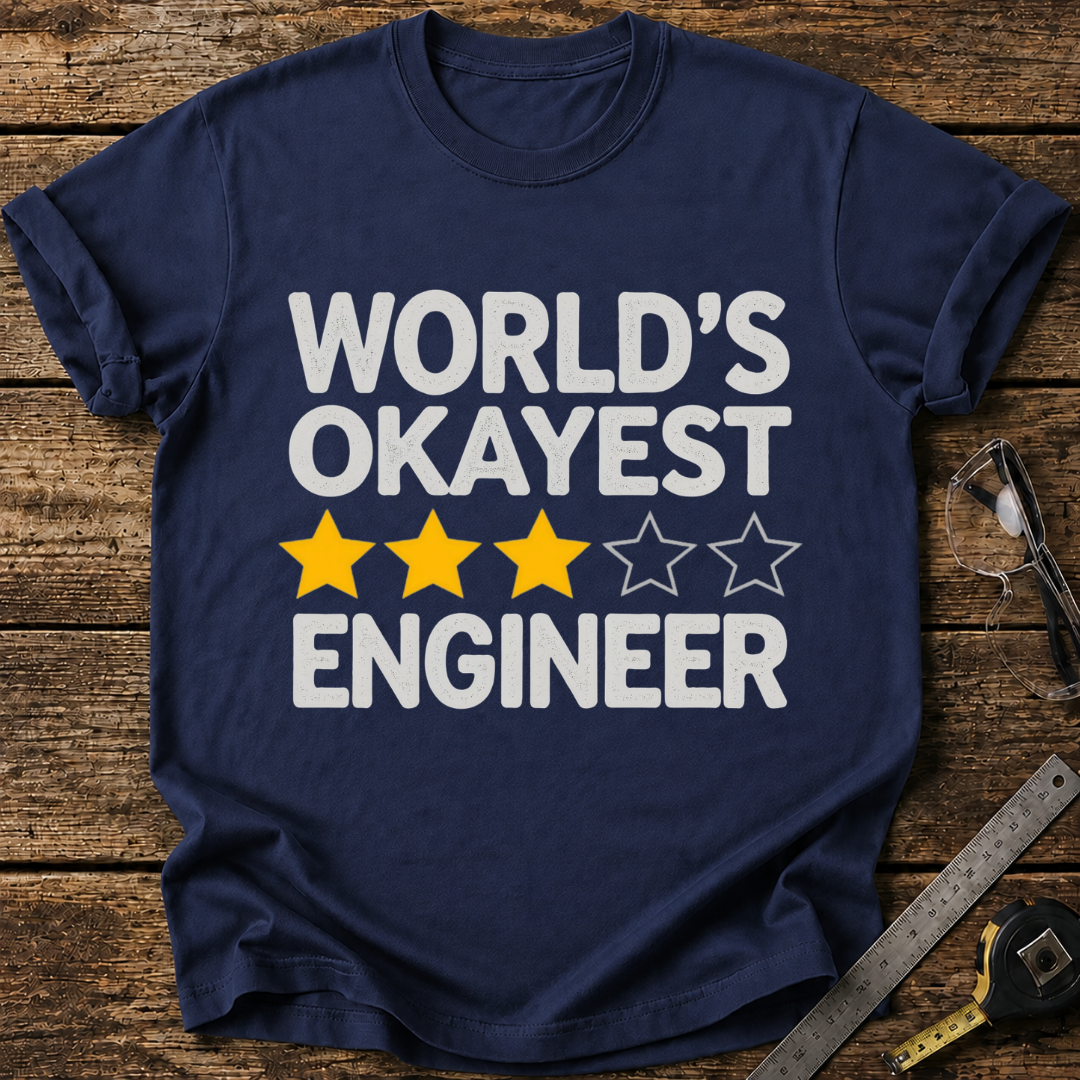 World’s Okayest Engineer T-shirt