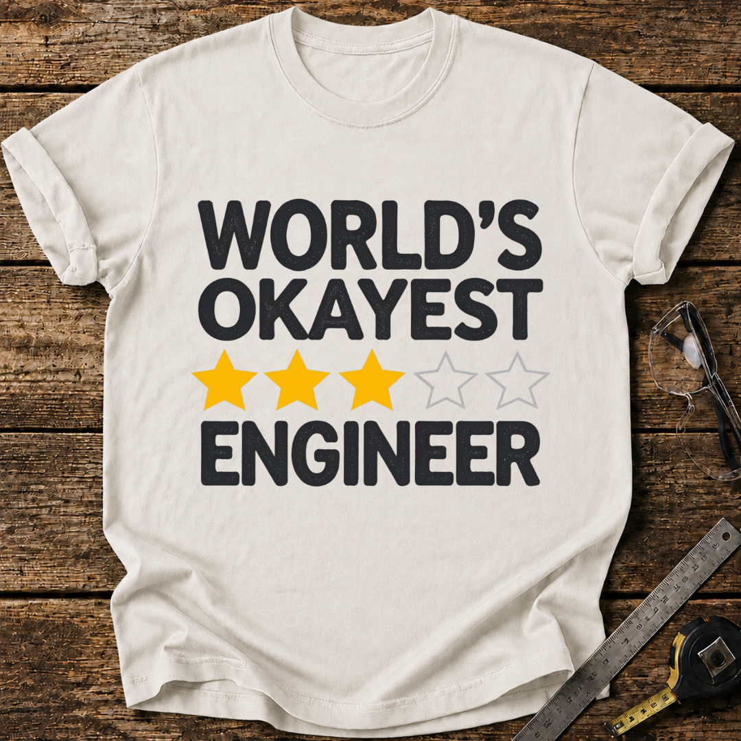 World’s Okayest Engineer T-shirt