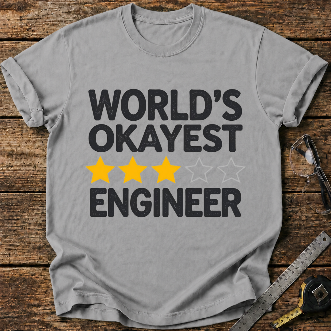 World’s Okayest Engineer T-shirt