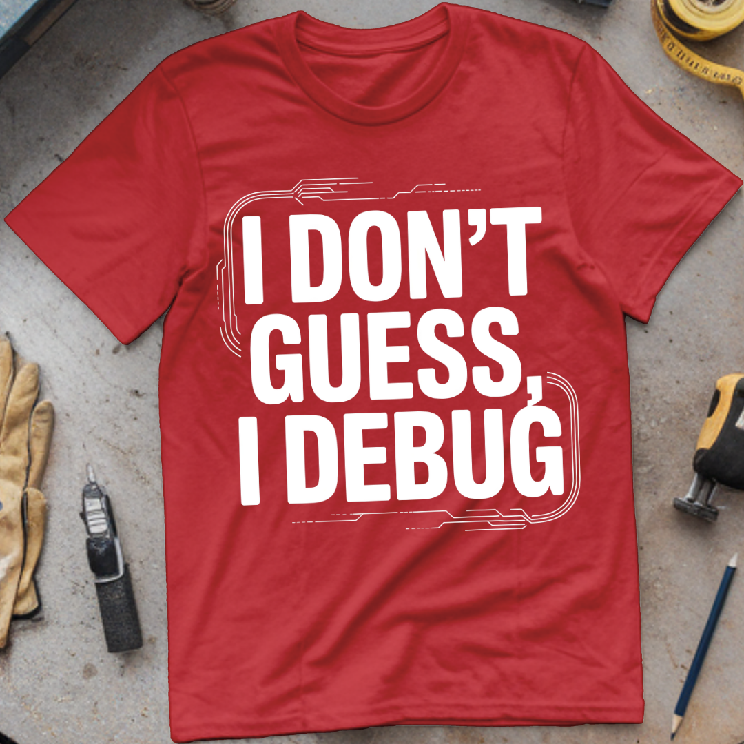 I don’t guess, I debug