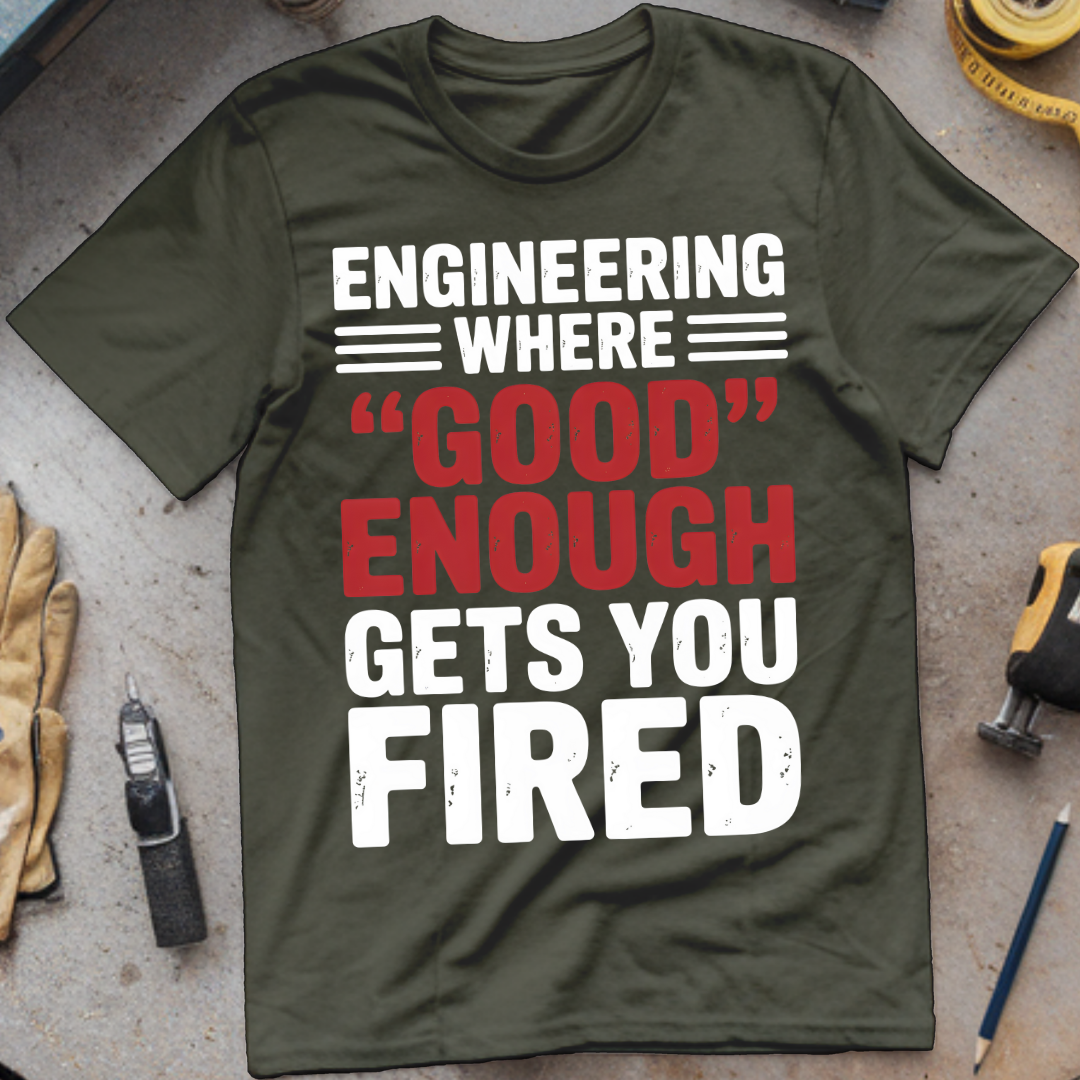 Engineering – Where Good Enough Gets You Fired