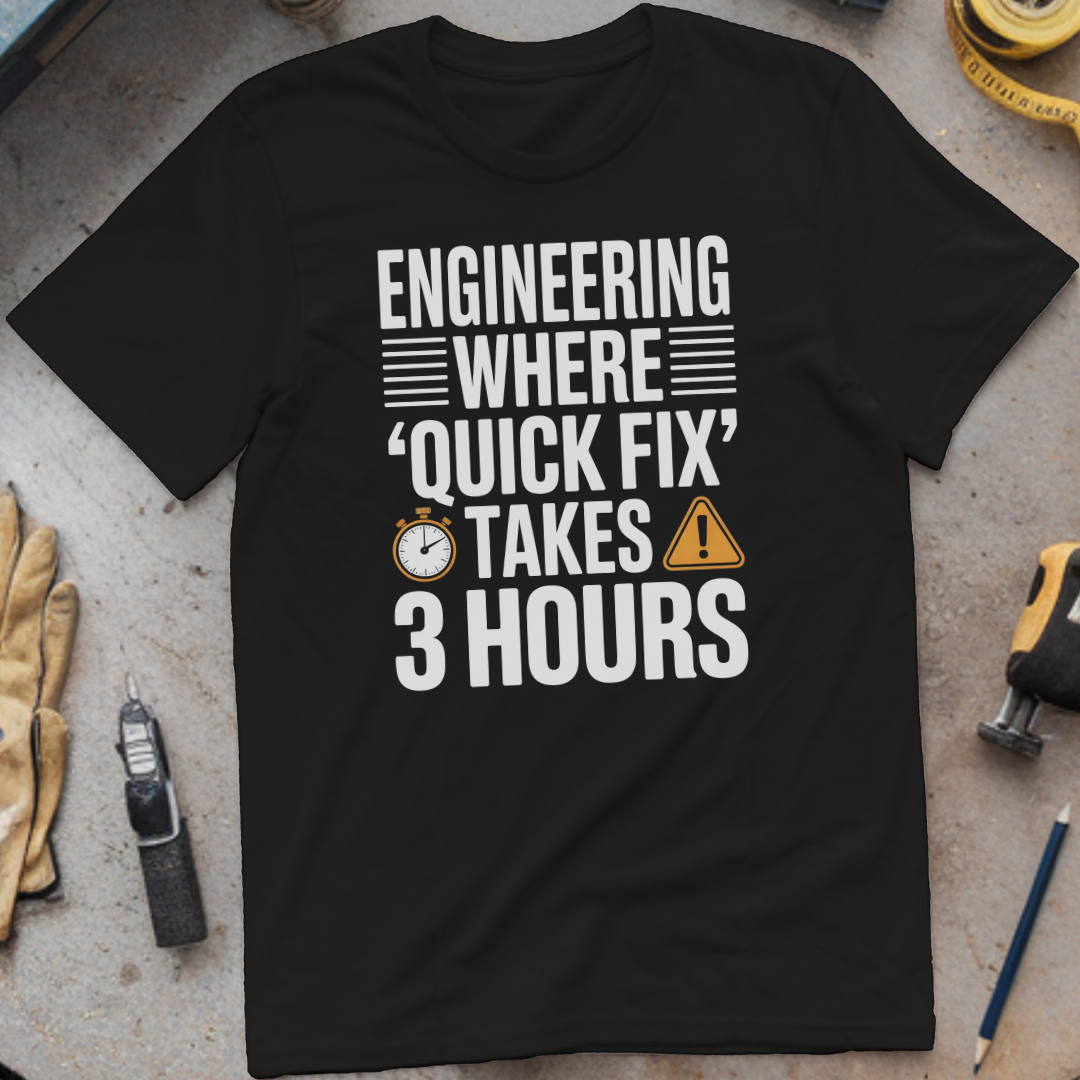 Quick Fix Takes 3 Hours