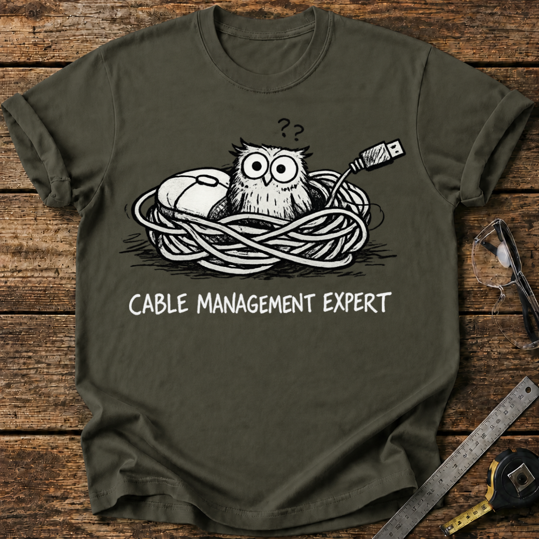 Cable Management Expert T-shirt