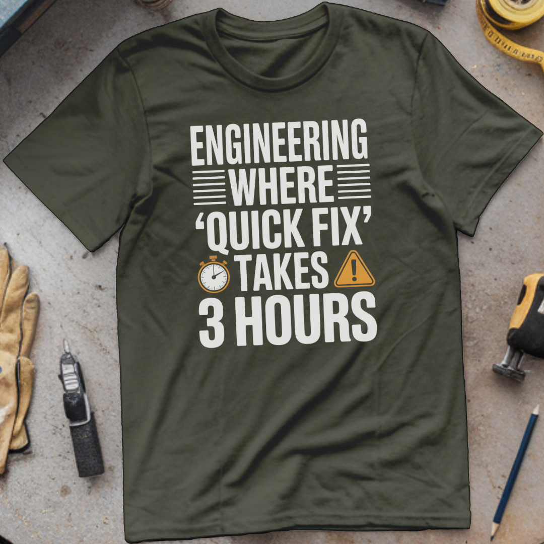 Quick Fix Takes 3 Hours