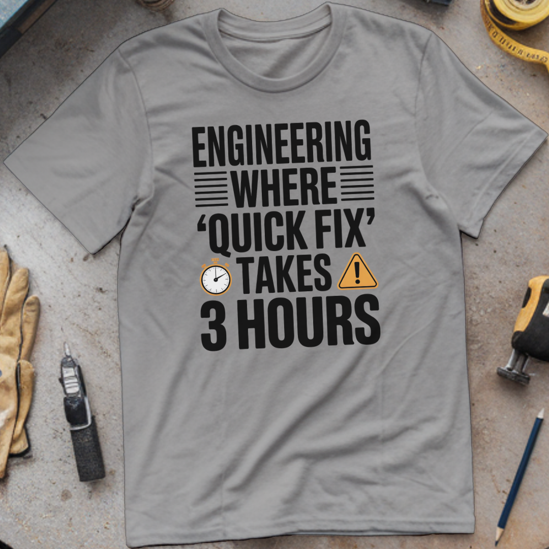 Quick Fix Takes 3 Hours