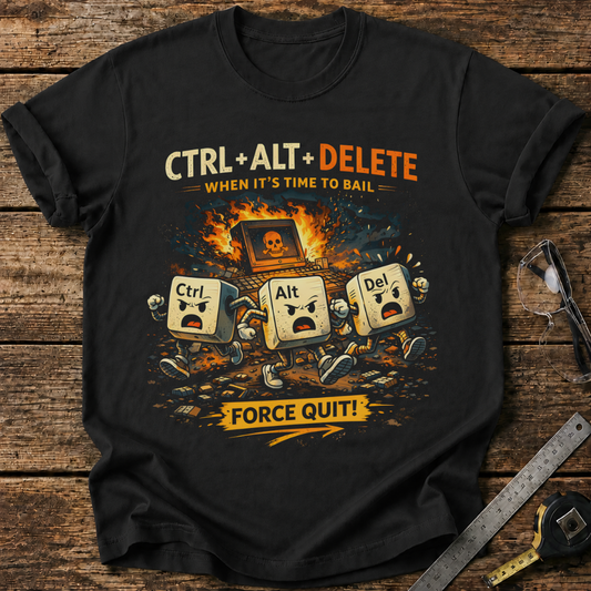 CTRL + ALT + DELETE T-shirt