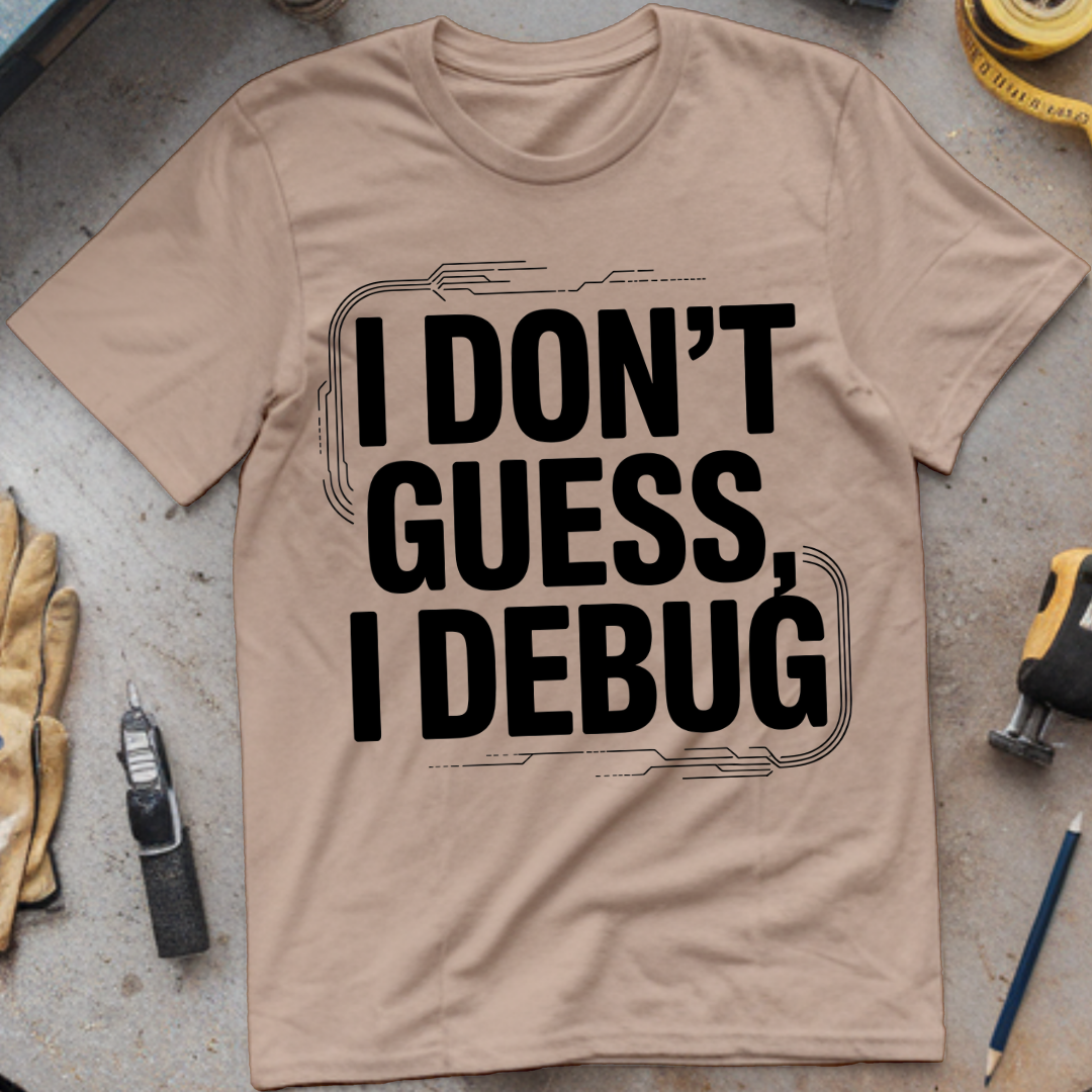 I don’t guess, I debug