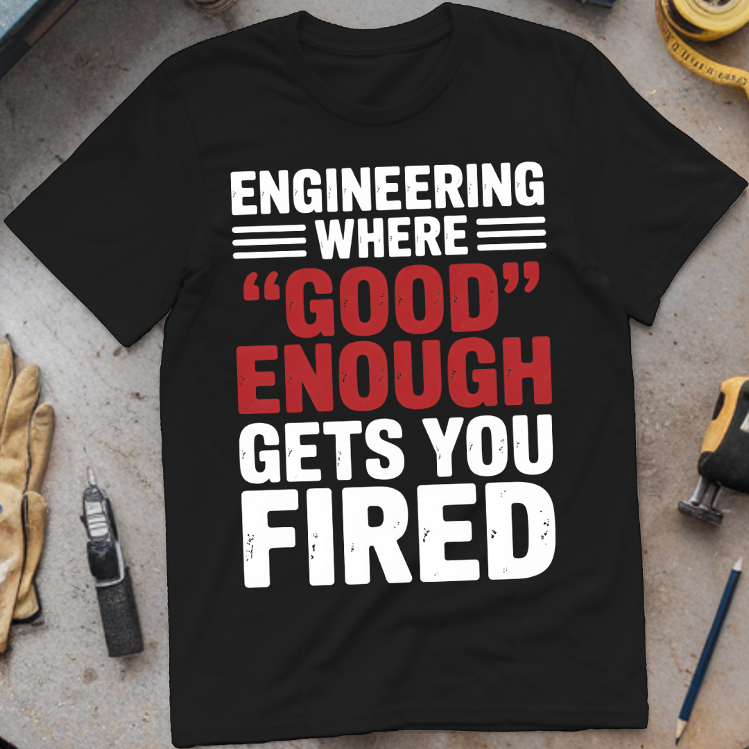 Engineering – Where Good Enough Gets You Fired