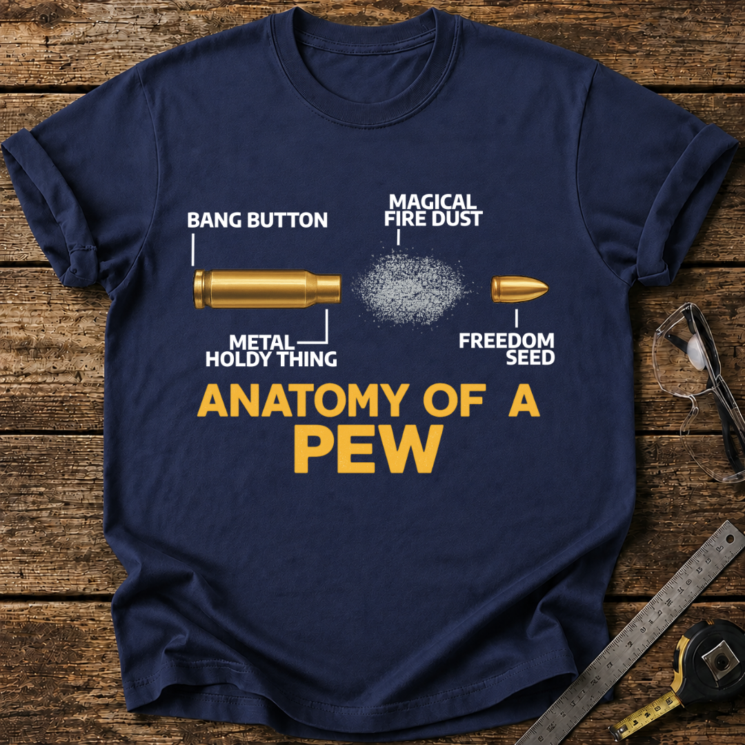 Anatomy of a Pew T-shirt