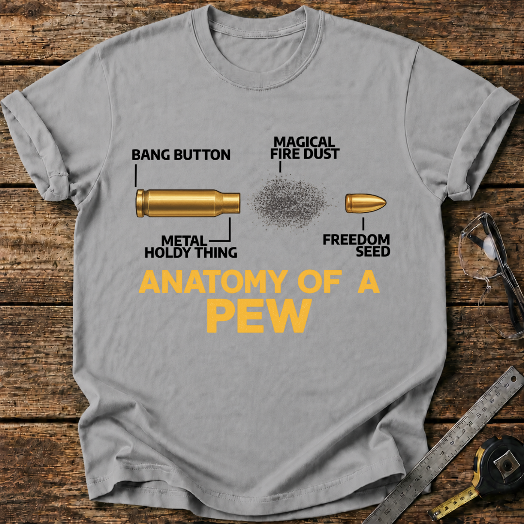 Anatomy of a Pew T-shirt