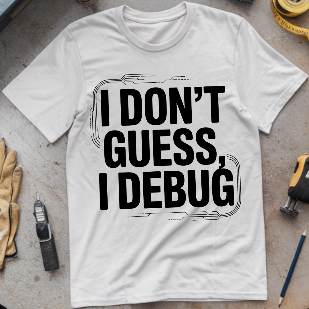 I don’t guess, I debug