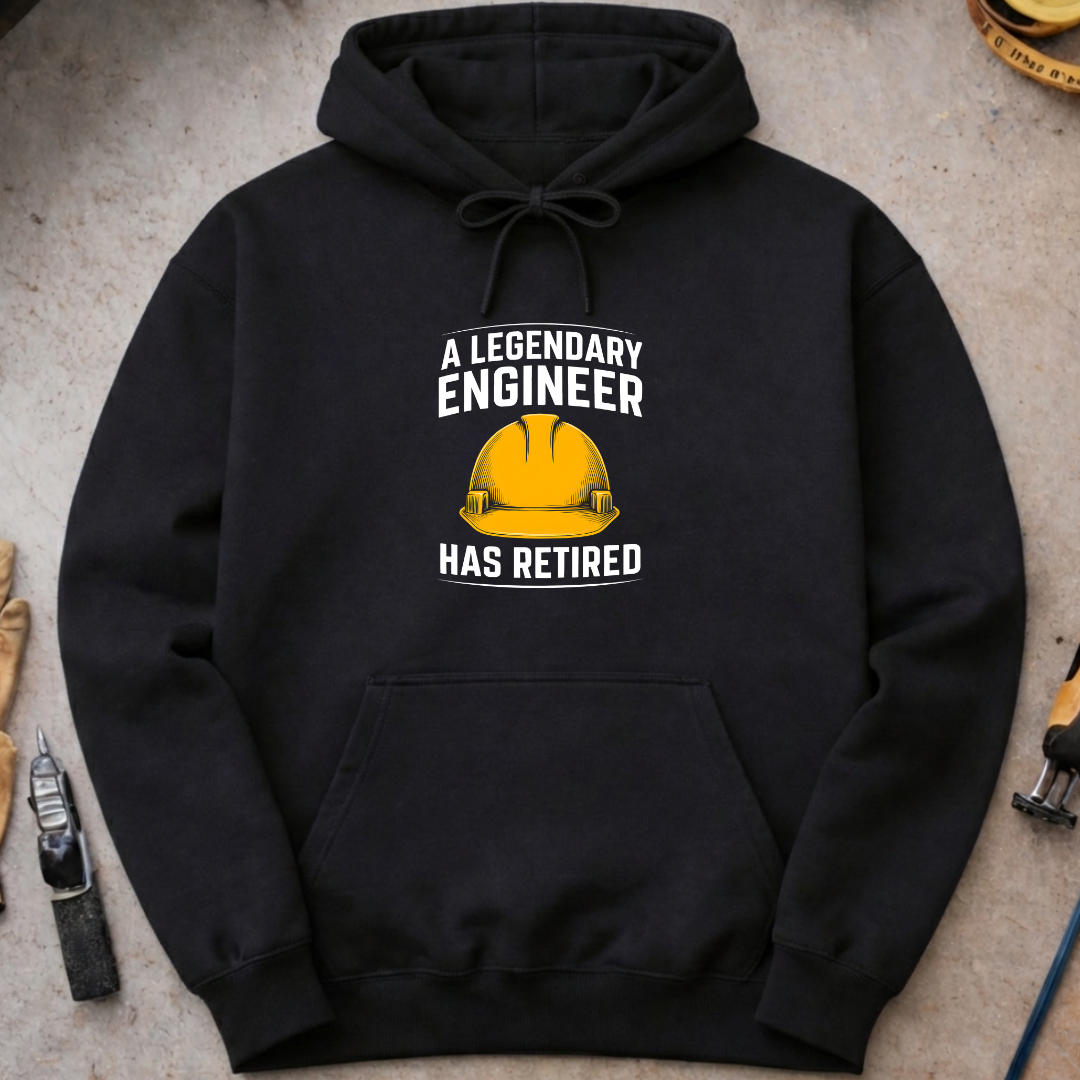 A legendary engineer has retired Hoodie
