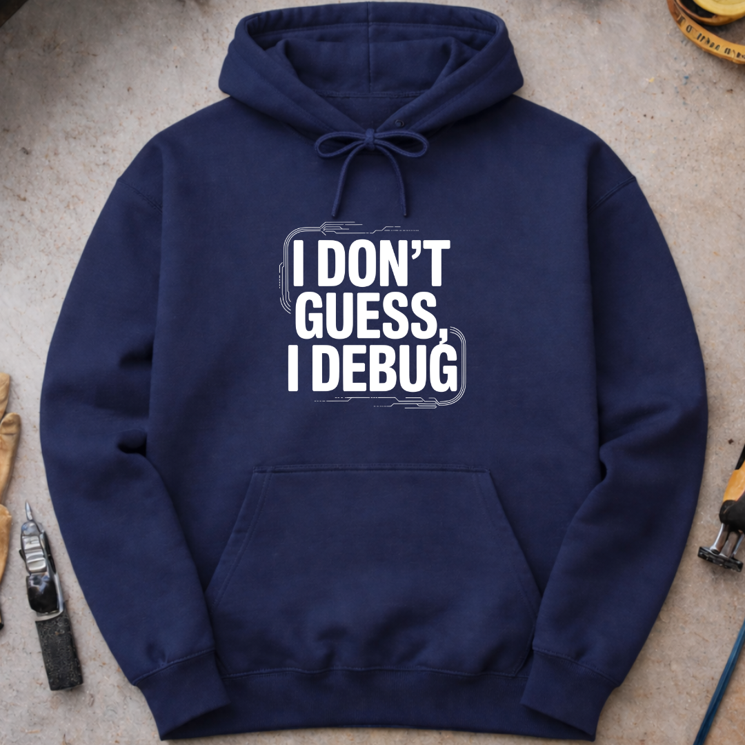 I don’t guess, I debug Hoodie